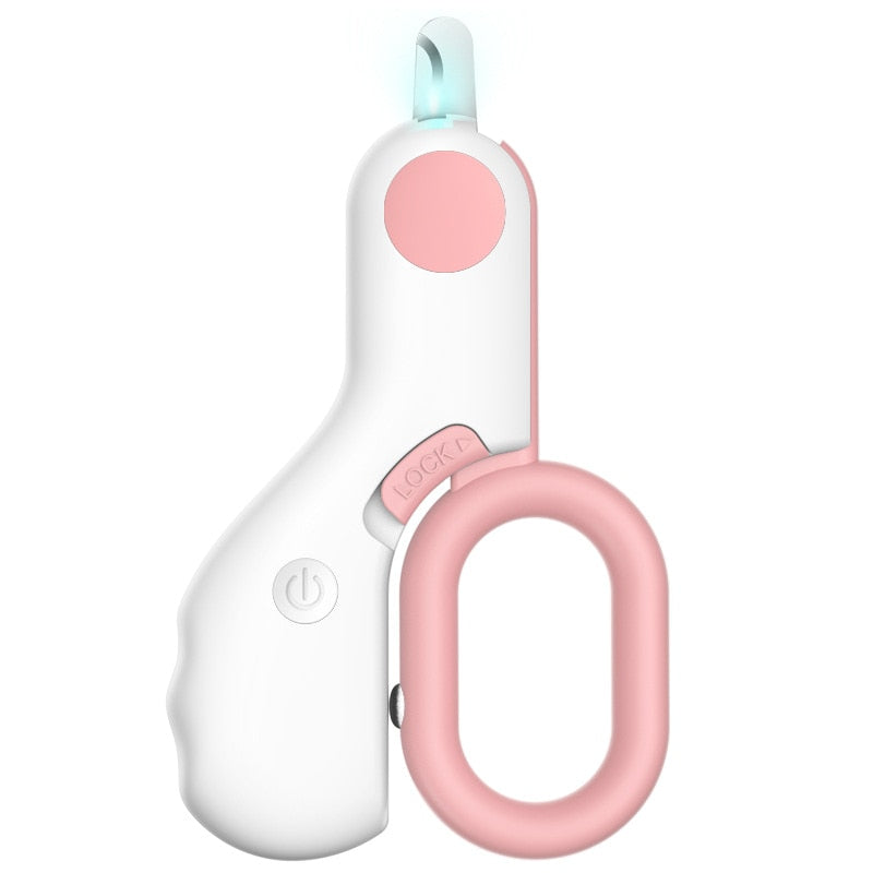 LED Pet Claw Trimmer with Safety Lock