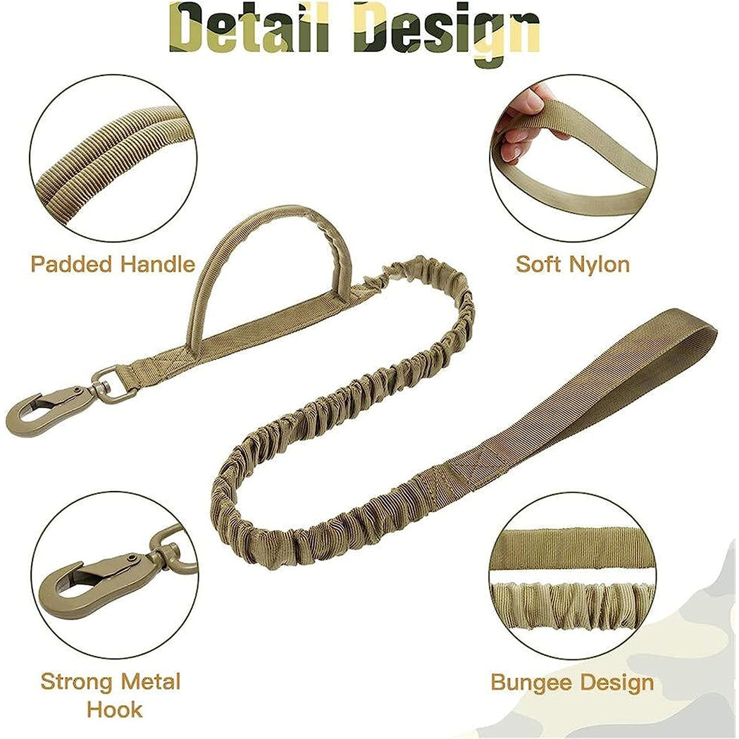 Tactical Dog Collar and Leash Set