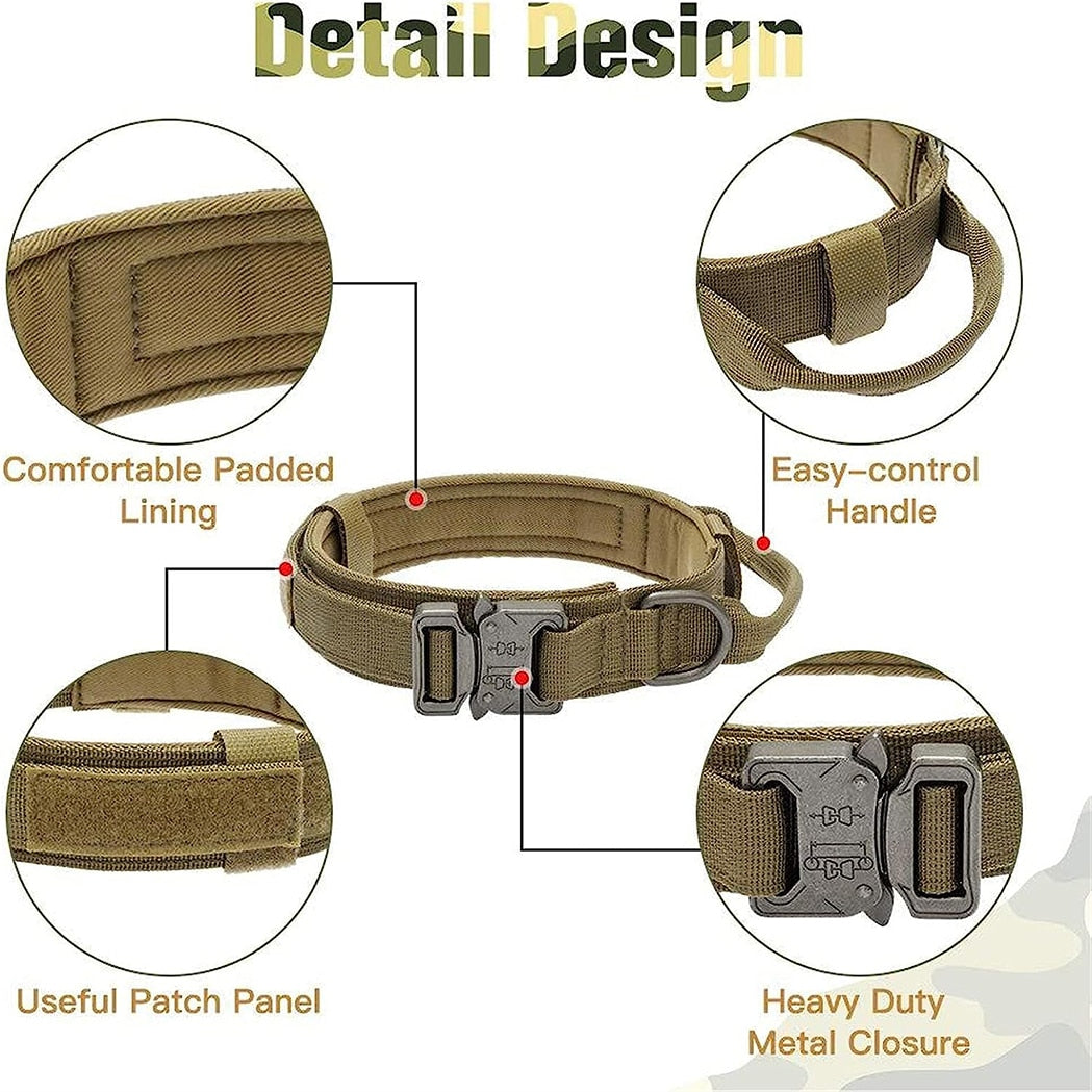 Tactical Dog Collar and Leash Set
