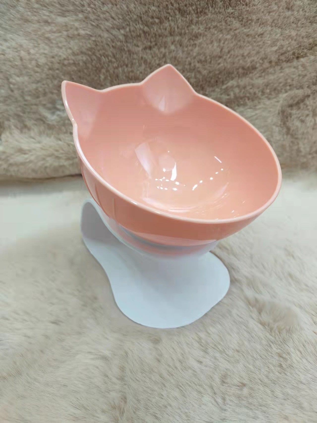 Non-Slip Double Cat Bowl Pet Water Food Feed