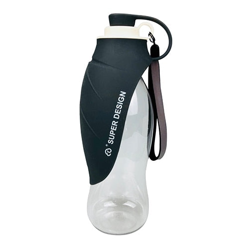 Soft Silicone Leaf Design Water Bottles for Pets