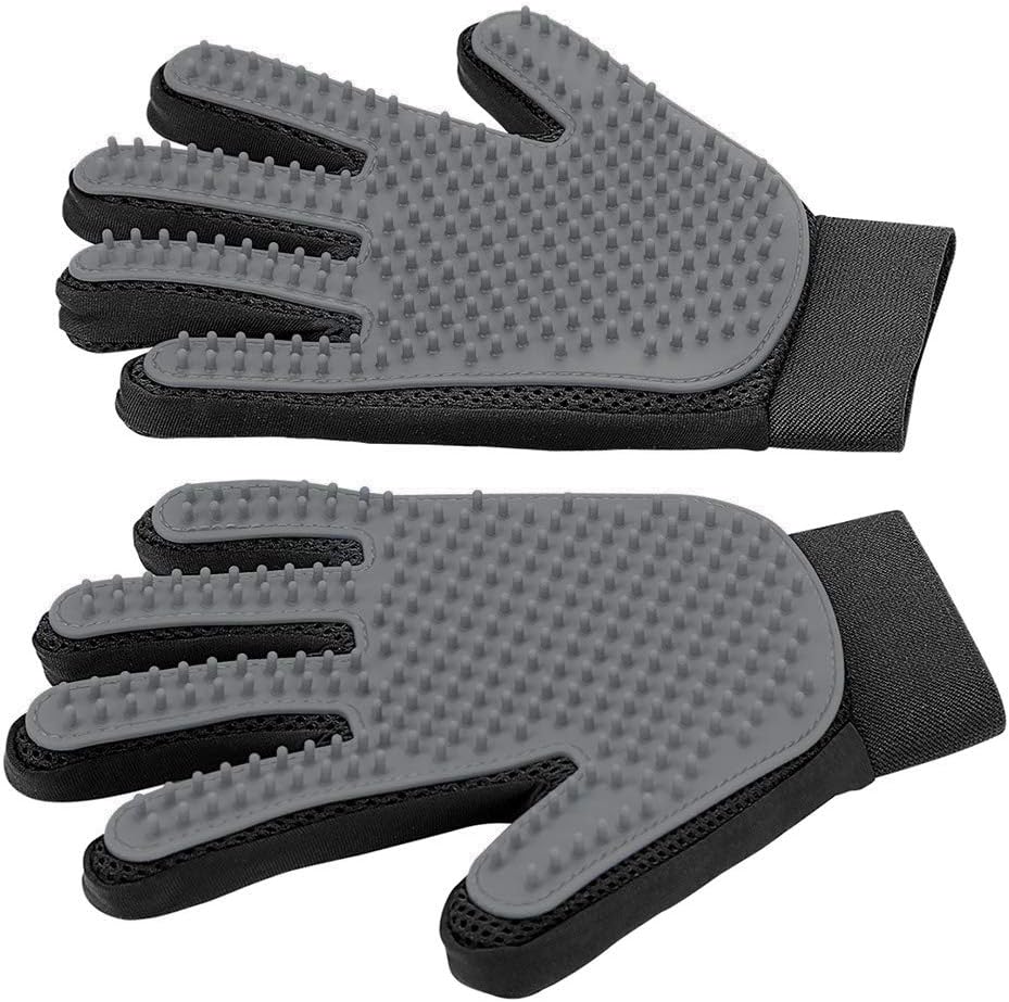 Pet Glove Groomer for Hair. Cleaning. and Massage