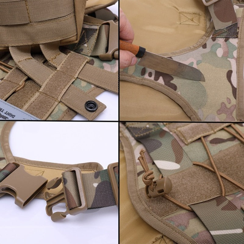 Military Dog Harness with Handle Hunting