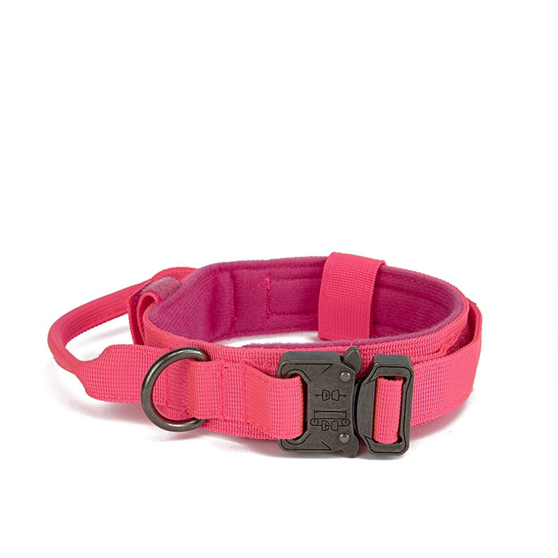 Durable Tactical Dog Leashes and Collars Military Heavy Duty