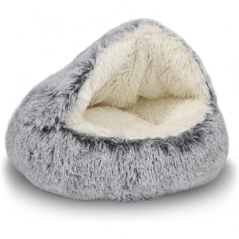 Plush Pet Bed Round Cushion