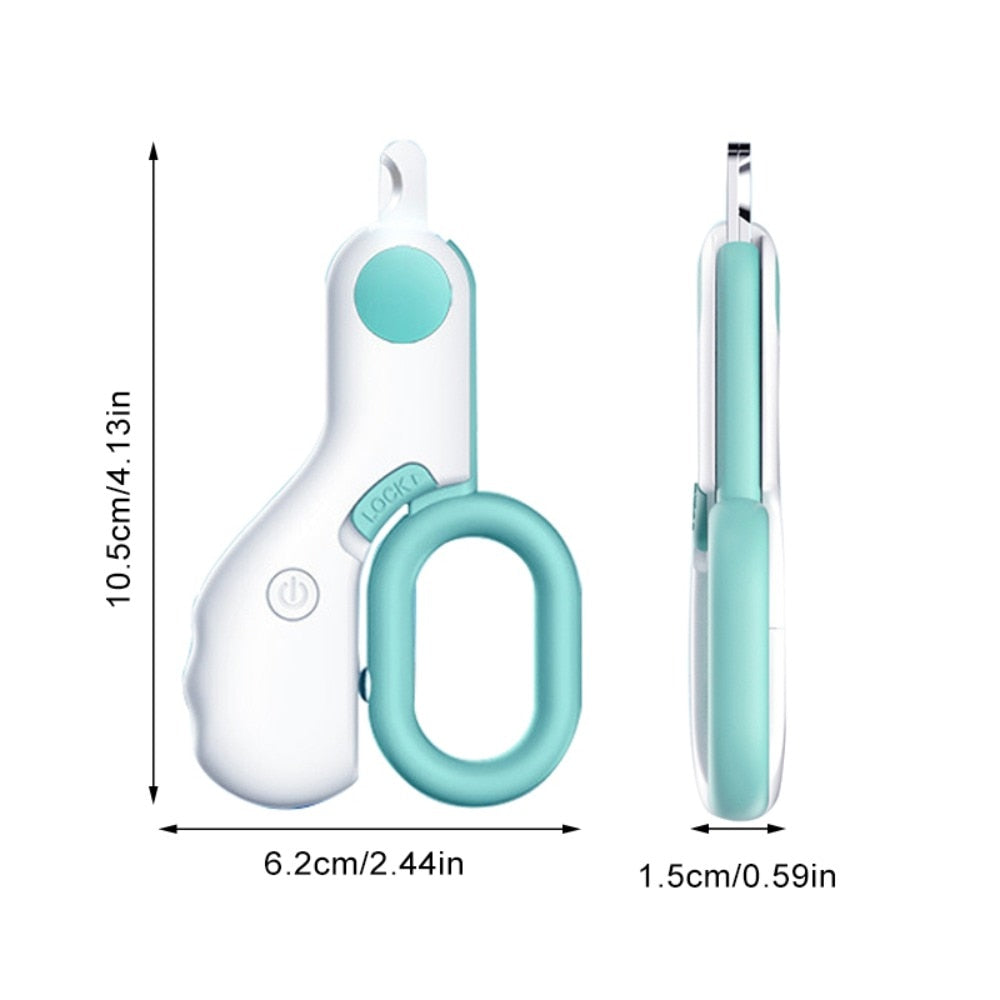 LED Pet Claw Trimmer with Safety Lock