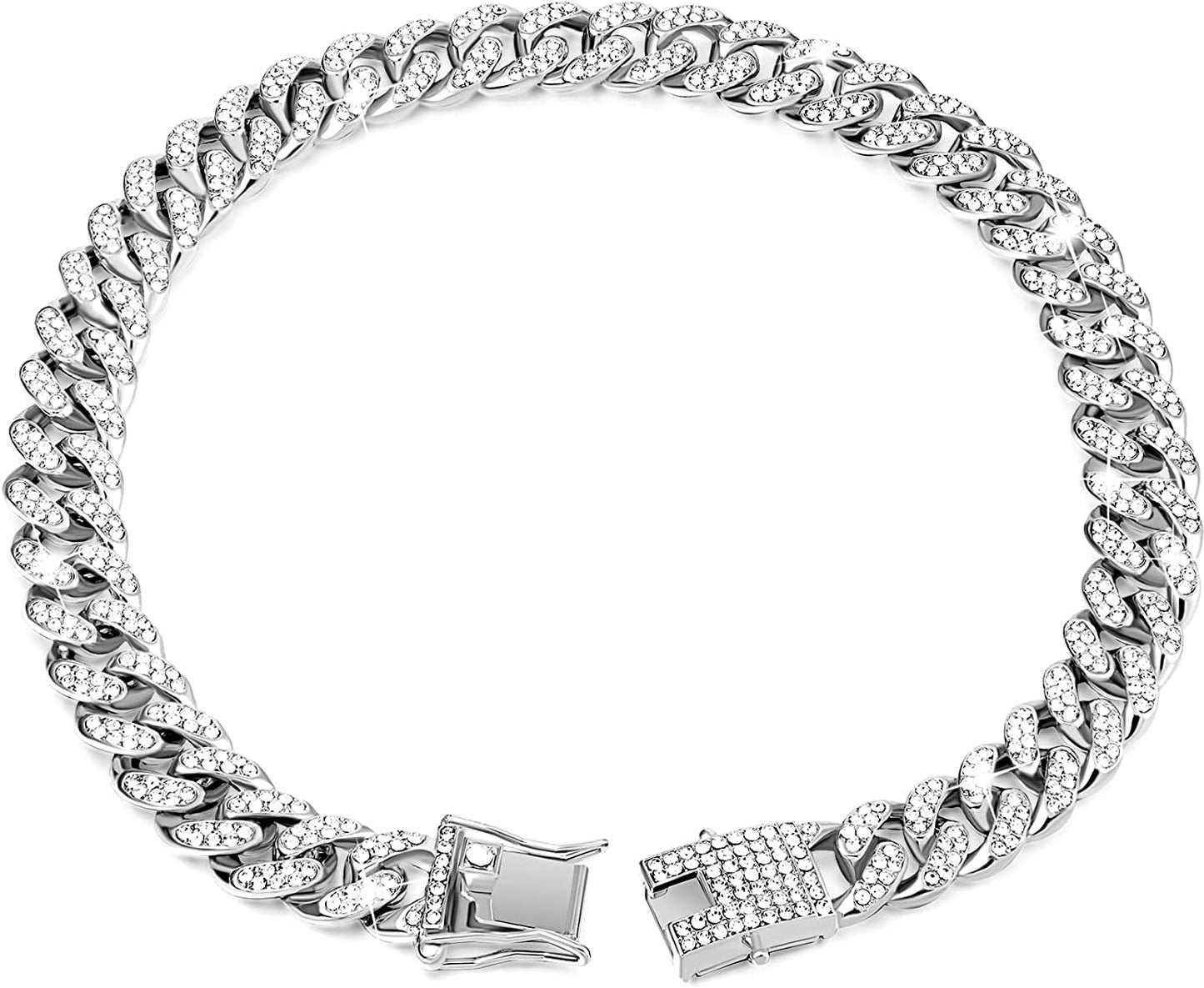Luxury Diamond Dog Chain Collars