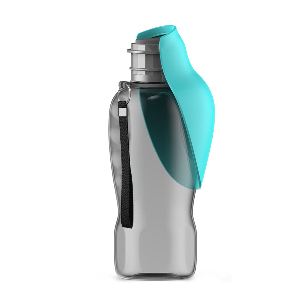 Soft Silicone Leaf Design Water Bottles for Pets