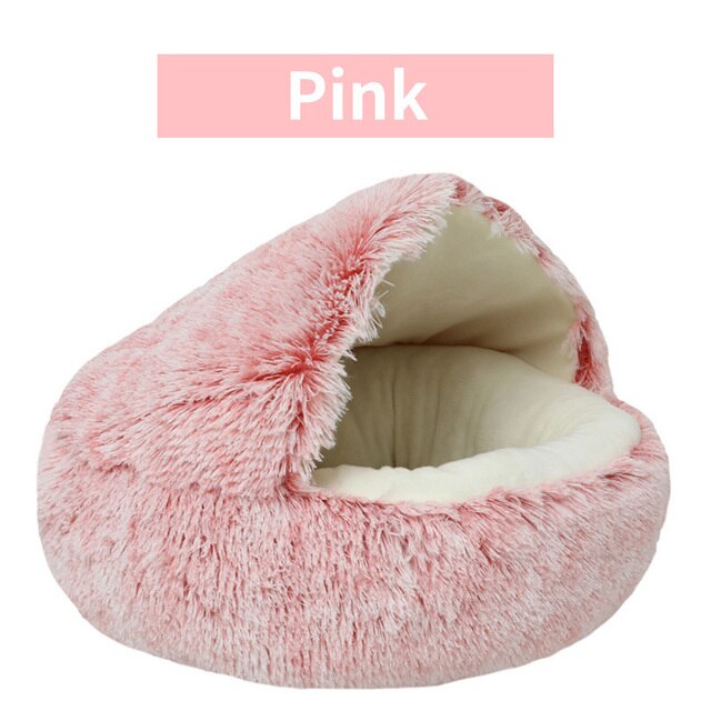 Plush Pet Bed Round Cushion