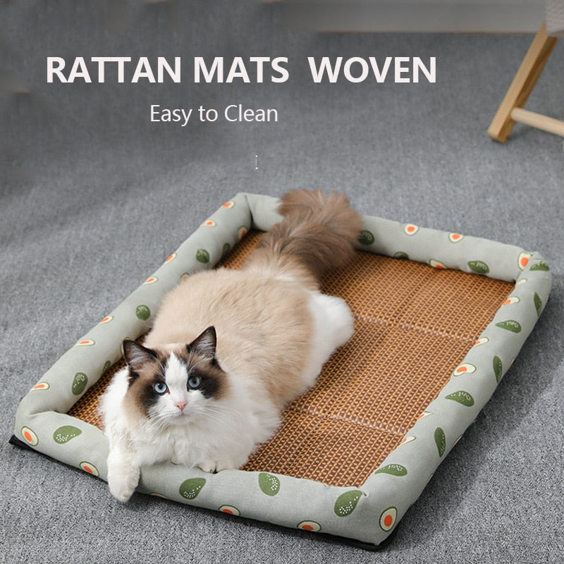 Summer Rattan Bed Comfortable Pet