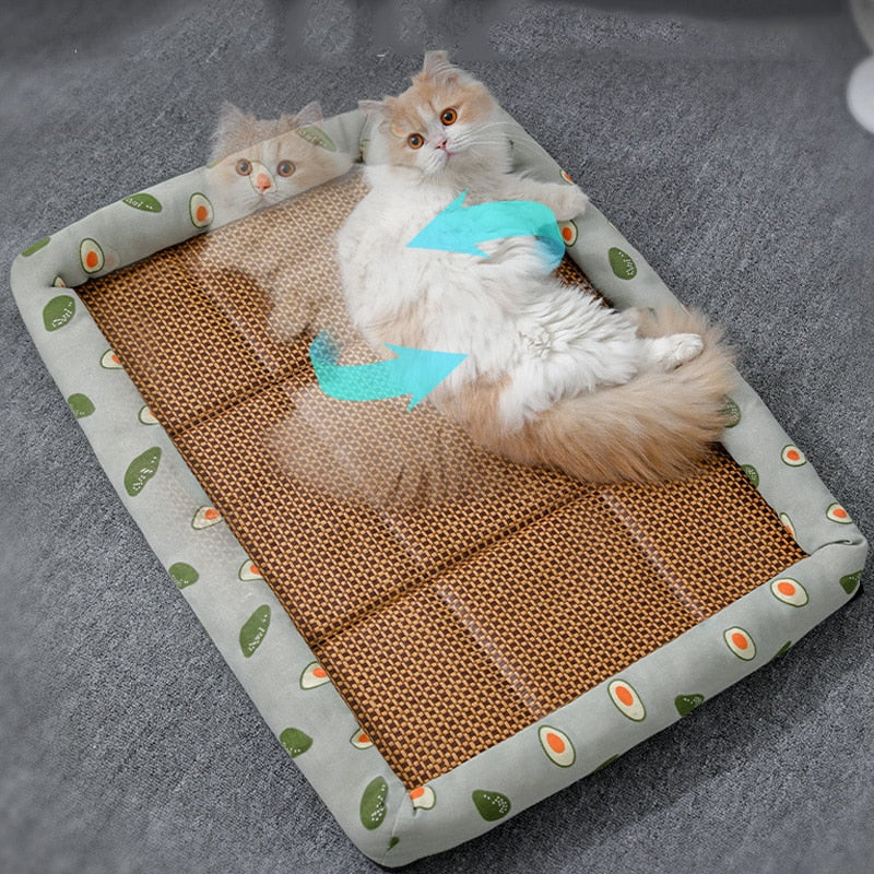 Summer Rattan Bed Comfortable Pet