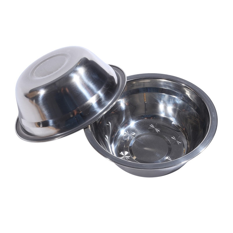 Bamboo Dog Bowl Stand । Adjustable Raised Food Water Bowls Holder