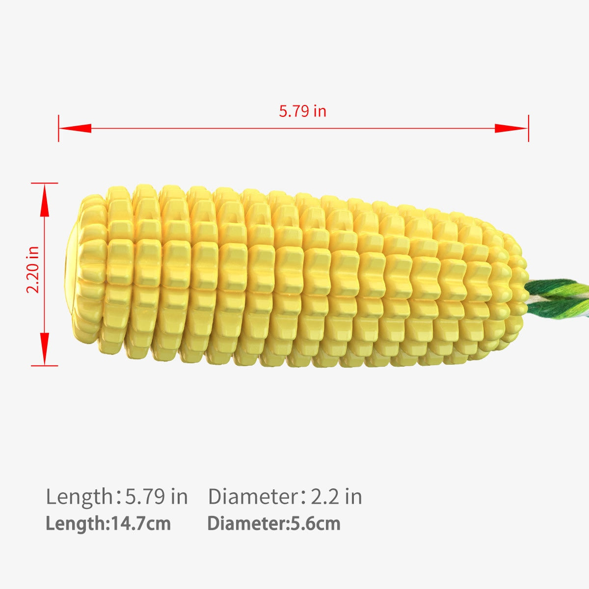 Simulation Corn Squeaky Chew Toys