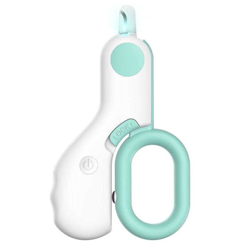 LED Pet Claw Trimmer with Safety Lock