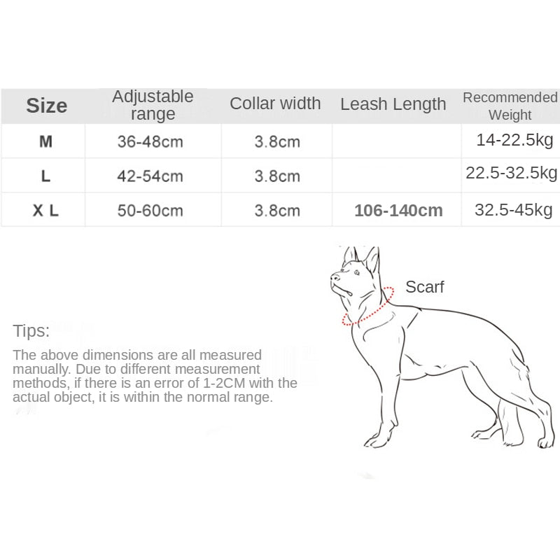 Durable Tactical Dog Leashes and Collars Military Heavy Duty