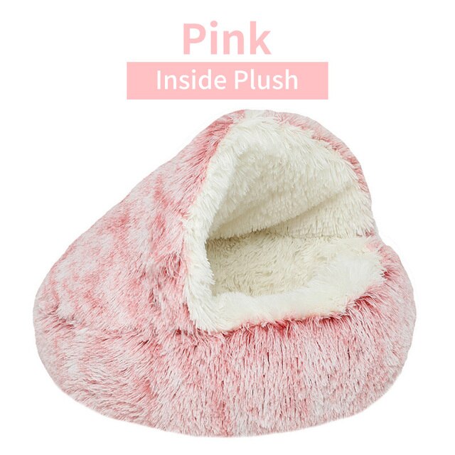 Plush Pet Bed Round Cushion