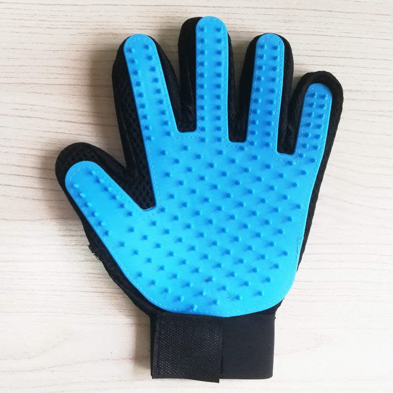 Pet Glove Groomer for Hair. Cleaning. and Massage