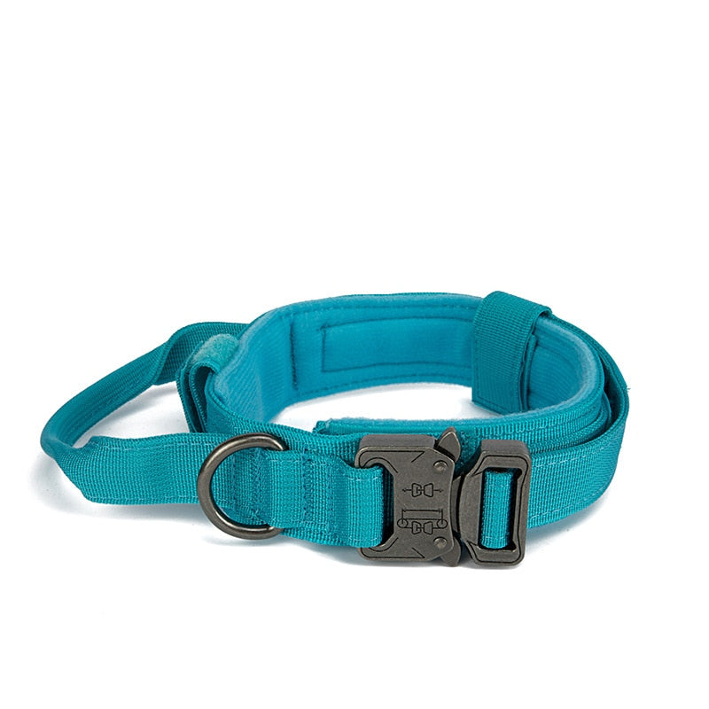 Durable Tactical Dog Leashes and Collars Military Heavy Duty