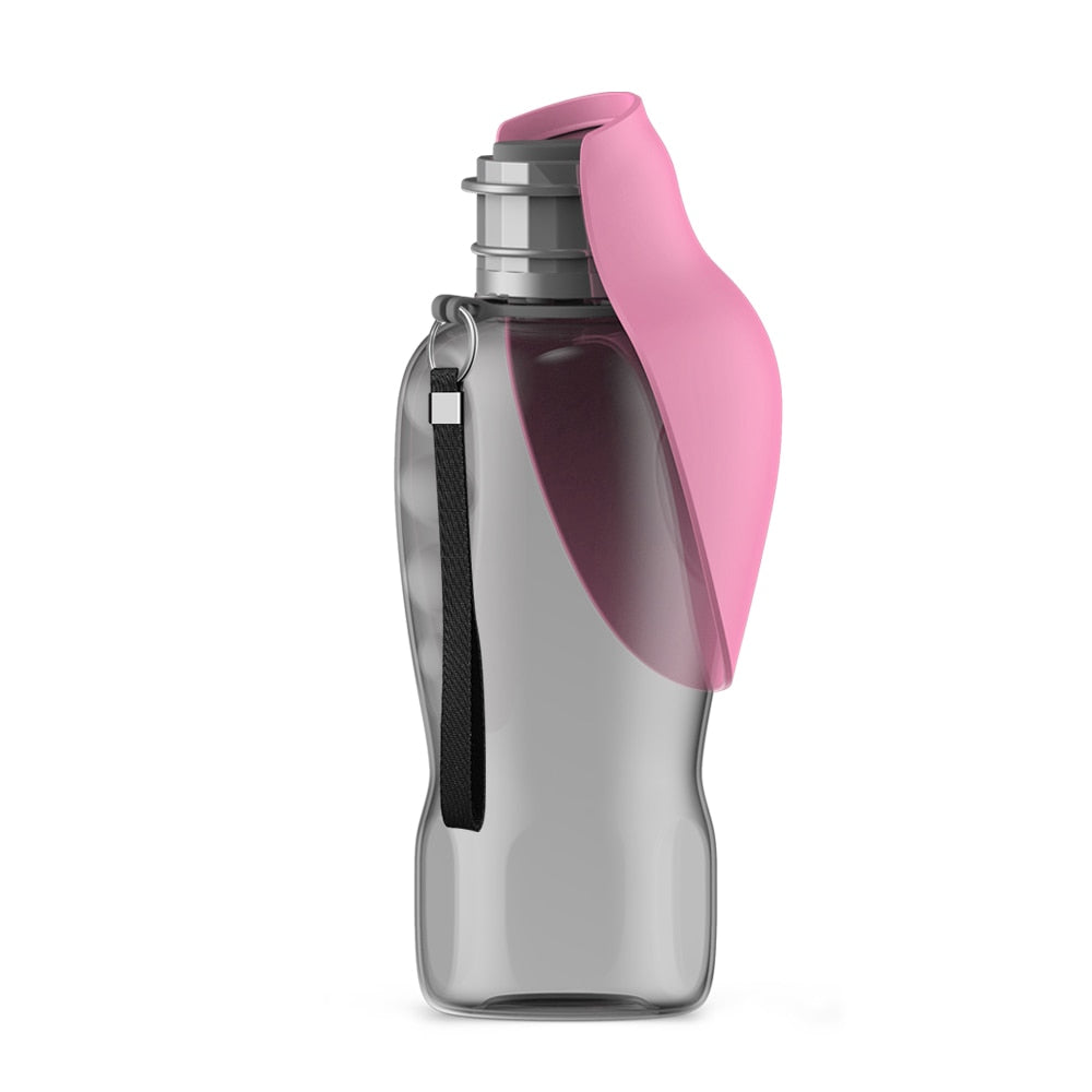 Soft Silicone Leaf Design Water Bottles for Pets