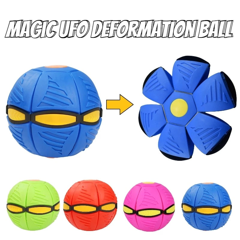 Flying Saucer Ball Magic Deformation UFO TOY