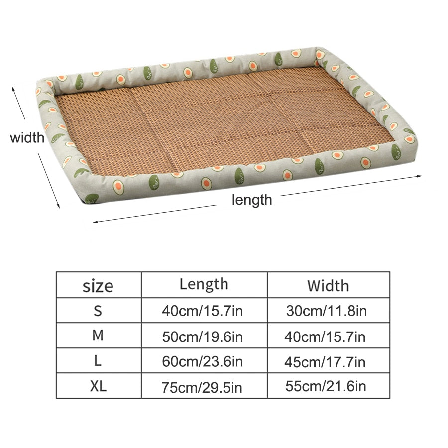 Summer Rattan Bed Comfortable Pet