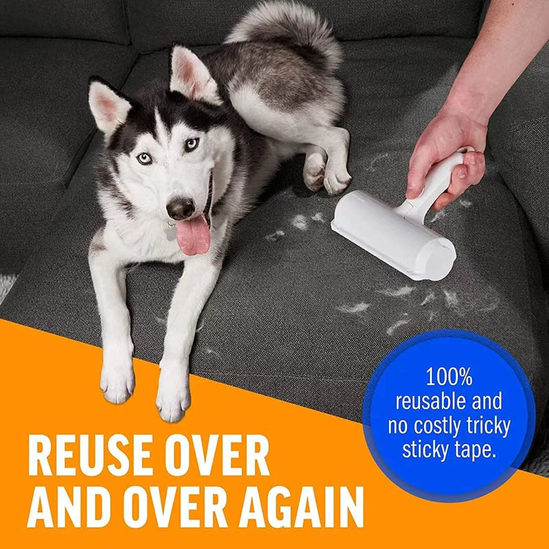 Roller Pet Hair Remover । Removing Dog Cat Self Cleaning Lint