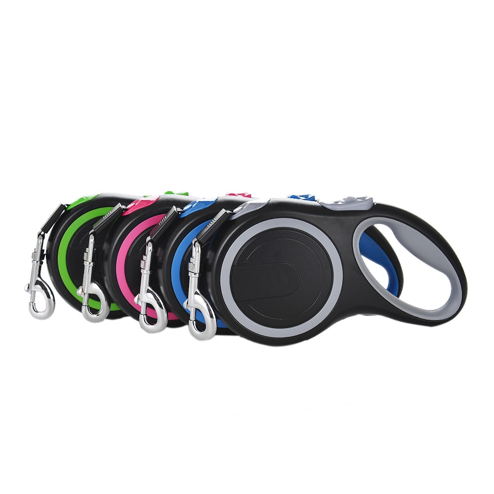 Retractable Roulette Leash Rope Dog Collar