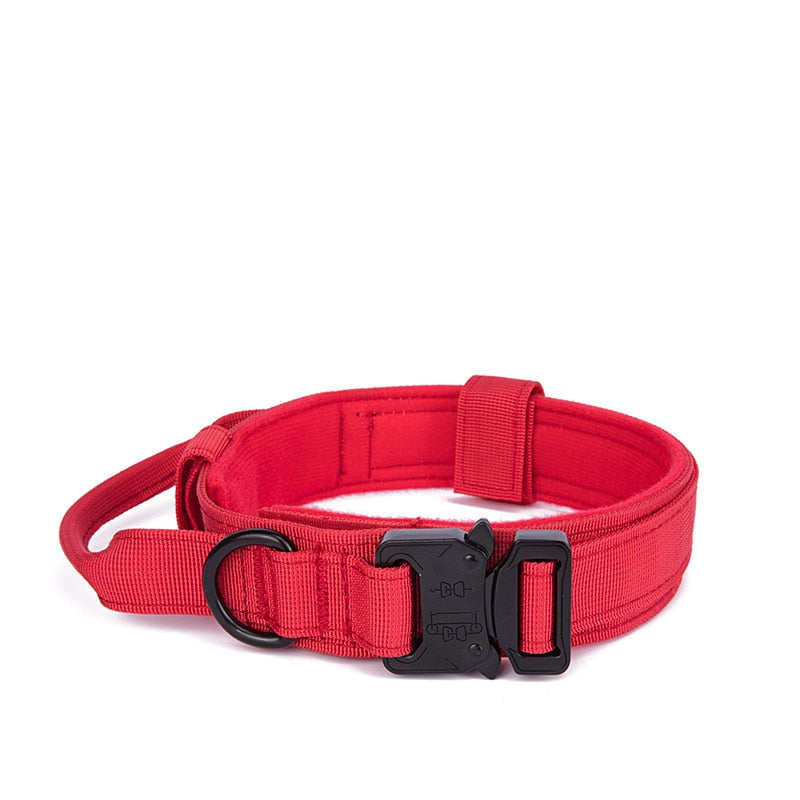 Durable Tactical Dog Leashes and Collars Military Heavy Duty