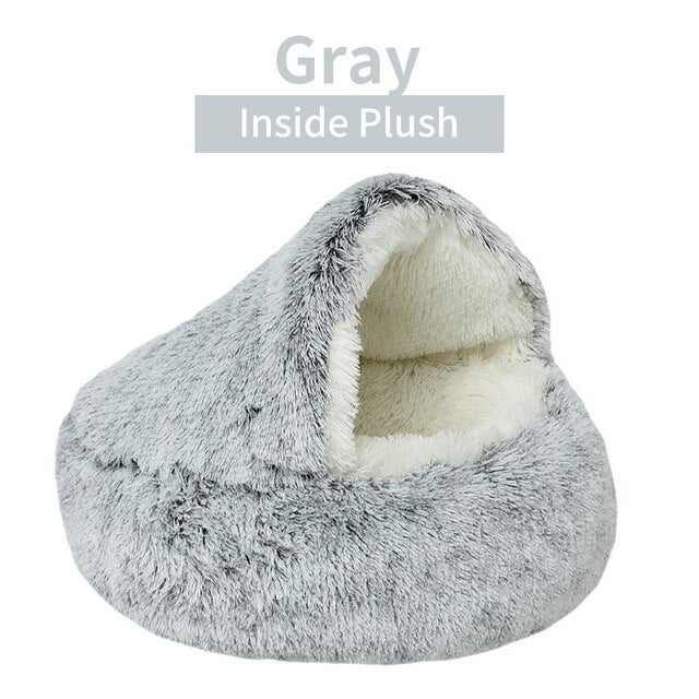 Plush Pet Bed Round Cushion