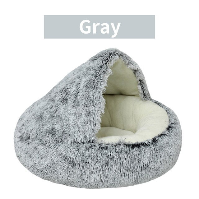 Plush Pet Bed Round Cushion