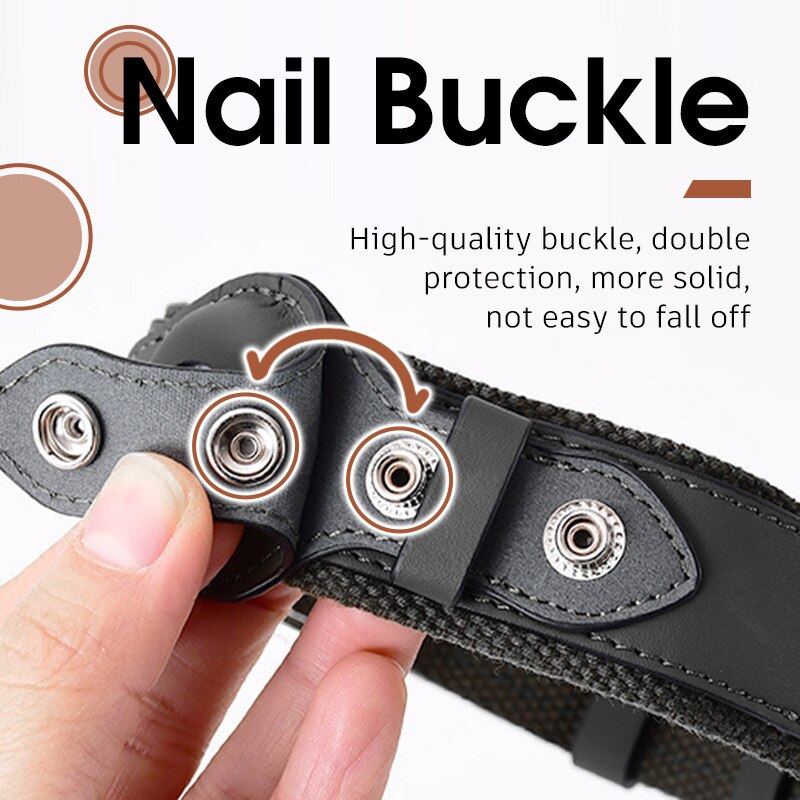 Leather Adjustable Large Service Dog Leash and Collar