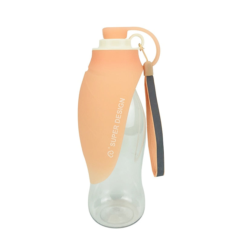 Soft Silicone Leaf Design Water Bottles for Pets