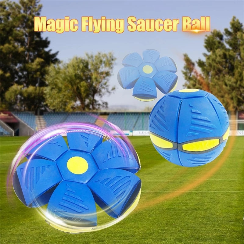 Flying Saucer Ball Magic Deformation UFO TOY