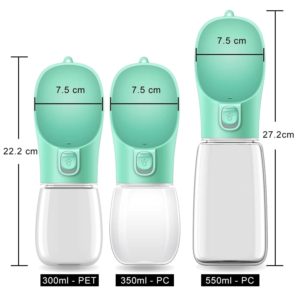 Portable Dog Water Bottle for Outdoor and Leakproof