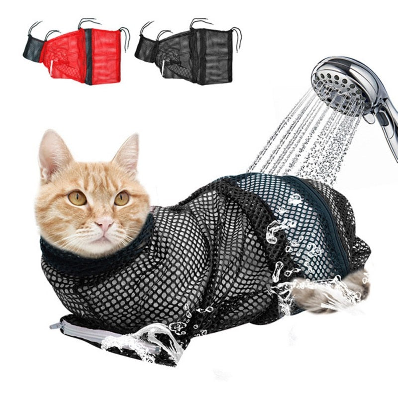 Bathing Cat Shower Bag