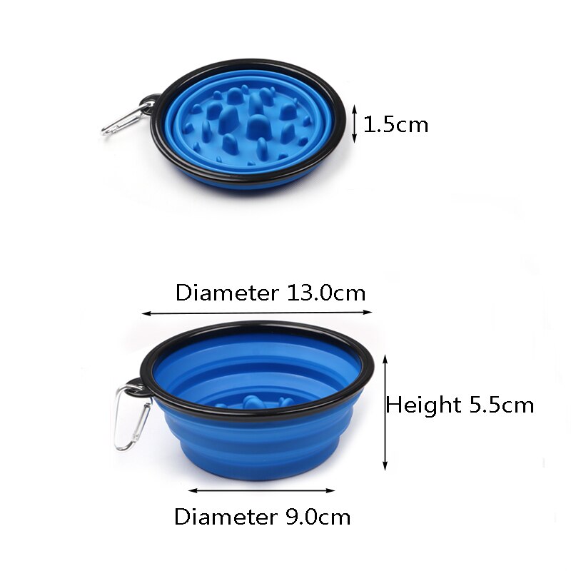 Dog Travel Bowls । Slow Food Bowl Flodable । 1 Litre