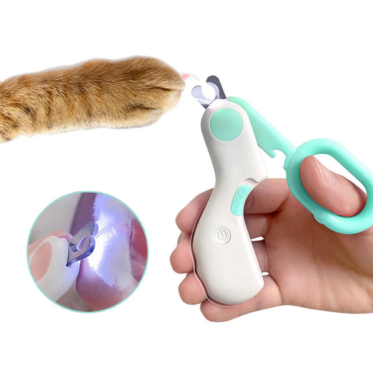 LED Pet Claw Trimmer with Safety Lock
