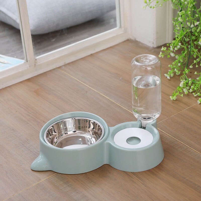Pet Fountain Feeder Container Bowls