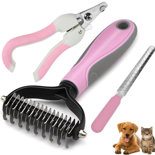 Pet Fur Knot Cutters । Dog Grooming Shedding Tools