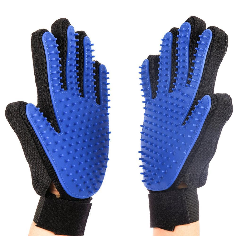 Pet Glove Groomer for Hair. Cleaning. and Massage