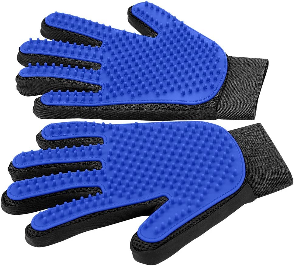 Pet Glove Groomer for Hair. Cleaning. and Massage
