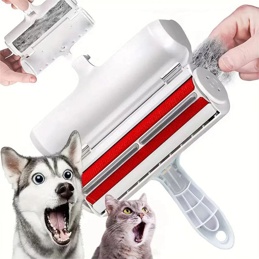 Roller Pet Hair Remover । Removing Dog Cat Self Cleaning Lint