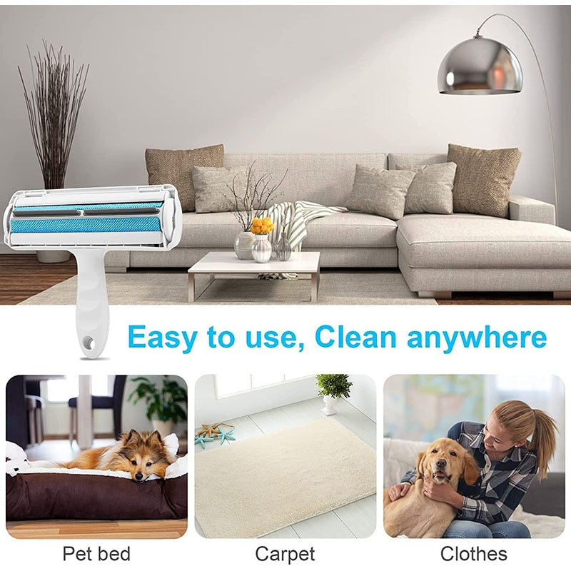 Roller Pet Hair Remover । Removing Dog Cat Self Cleaning Lint