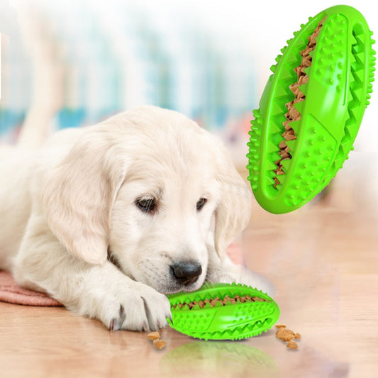 Rubber Dog Treat Ball Puppy Chew Toy Food Dispensers